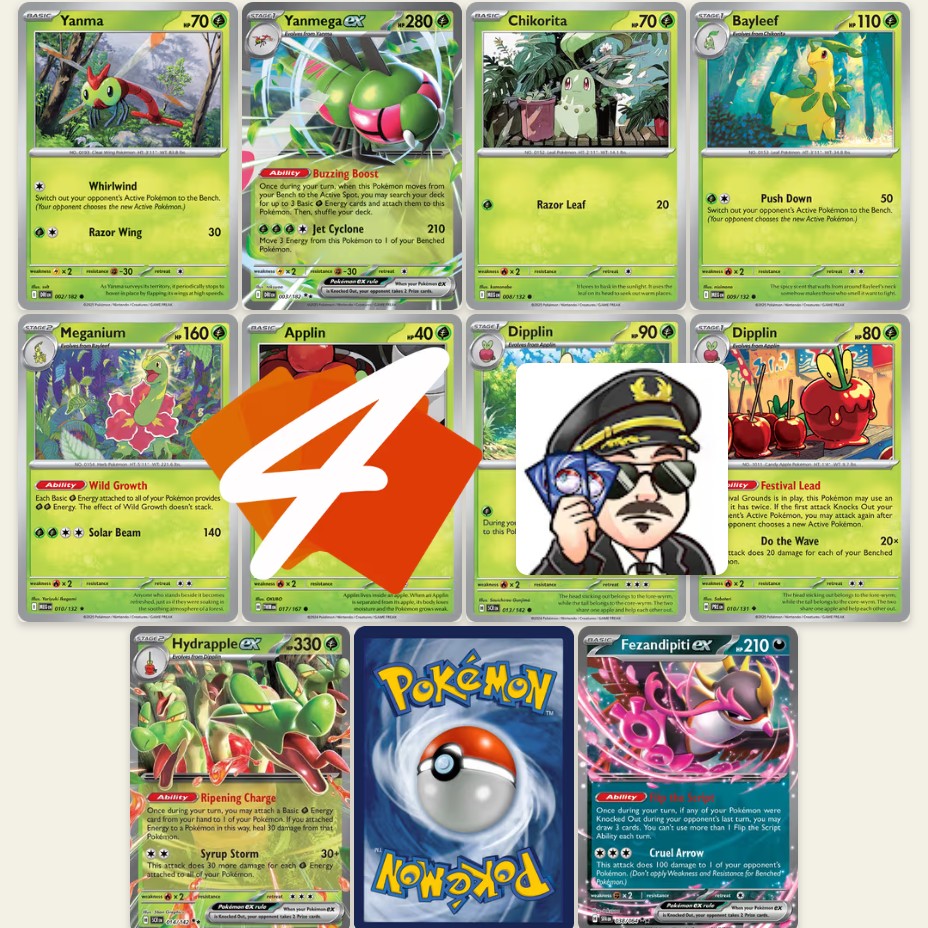 Hydrapple is the best Stage 2 Grass Pokemon ex!